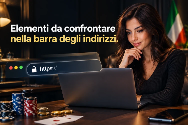 Elementi da confrontare nella barra degli indirizzi